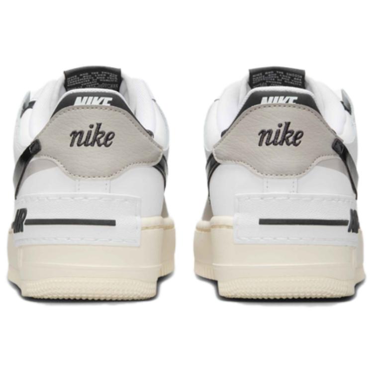 Nike Air Force 1 Shadow Hvit Off Noir Dame Sneakers College-Grå Platinum-Tone DZ1847-110
