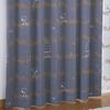 Peanuts Snoopy Level 2 Blackout Set of Leaf 100 X 200 Dark Heat-Shielding Curtains, 2, Design, Cm, Gray, KO-3