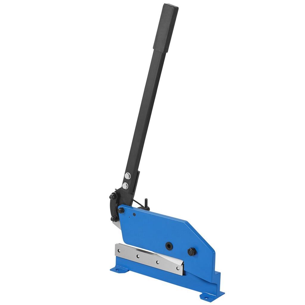 8" Manual Hand Plate Shear for Metal Sheet Processing, HS-8 Benchtop Cutter with Q235 Material, for Crafts Thick Steel Crafting, Heavy Duty Roll Press