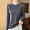 Women's Cashmere Sweater Qinghe Cashmere 30% Cashmere 70% Wool Autumn and Winter Pullover Warm and Fashionable