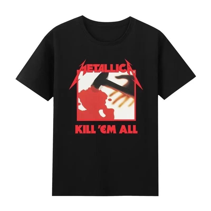 Rock Band 2026 Men Women Cotton Y2k Graphic Hiphop Style Shirt Suitable for Both Men and Women Summer Printed T-shirt