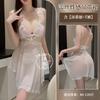 Sex underwear women, deep sexy perspective lace mesh sex clothes hollow backless sex suit