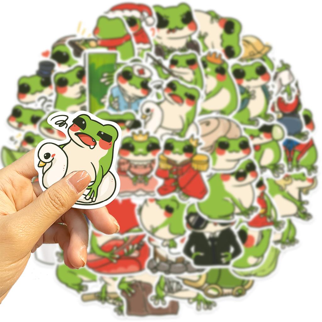 50 Cartoons, Ever-changing Frogs, Graffiti Stickers, Guitar, Notebook Suitcase, DIY Waterproof Stickers