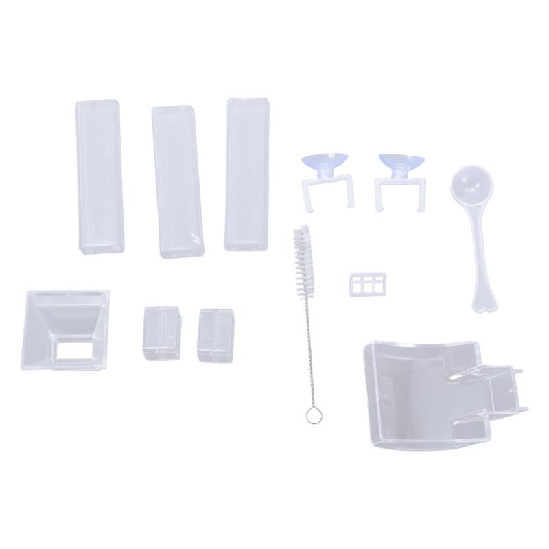 Transparent Acrylic Feeding Tube for FishTank Dish Bowl Feeding Supplies 1
