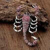 Broșă Pin Scorpion Strasuri Bijuterii Sparkling Animal Broșă Haine Decor