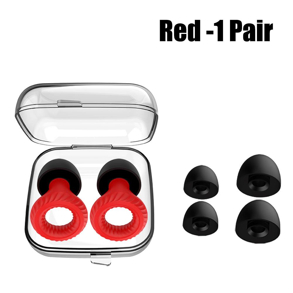 Silicone Noise Earplugs for Swimming Sleep Noise Cancel Reduction-Soundproof Reduce Disturbances -Quality Loop Earplugs Supplies
