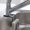 Durable Metal Sink Caddy Sponge Holder Small Kitchen Bathroom Organizer Liquid Dish Drainer Faucet Rack Shower Convenient