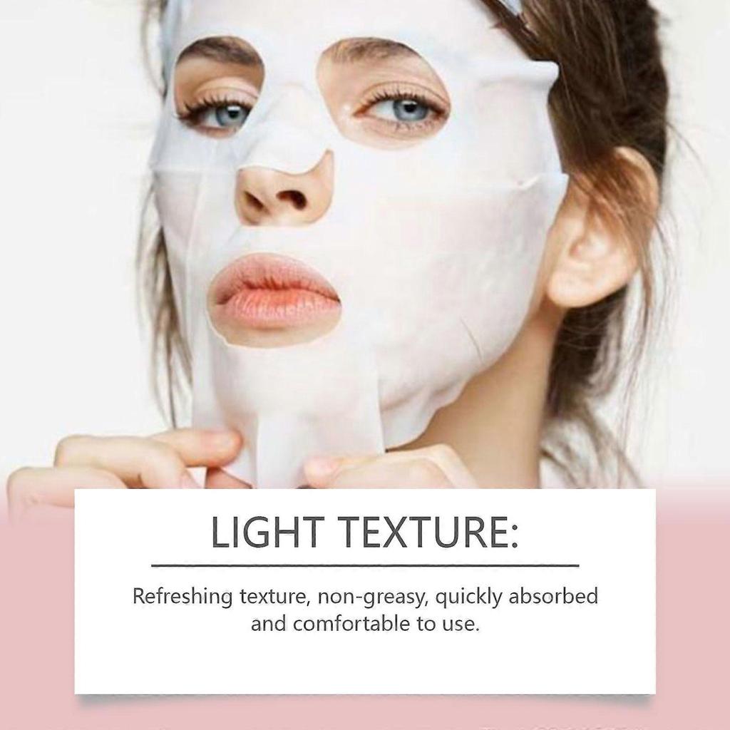 Hoygi Collagen Firming Face Mask (Bag) Moisturizes, Firms, Smooths, Softens Skin, Reduces Fine Lines, Anti-Wrinkle Hydrating Mask