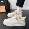 Mode Modetrend Lässige Schuhe mit dicker Sohle für Herren 2025 Frühling Neu Low Top Bequem Rutschfest Schnürschuhe Vielseitige Plateau-Sneaker