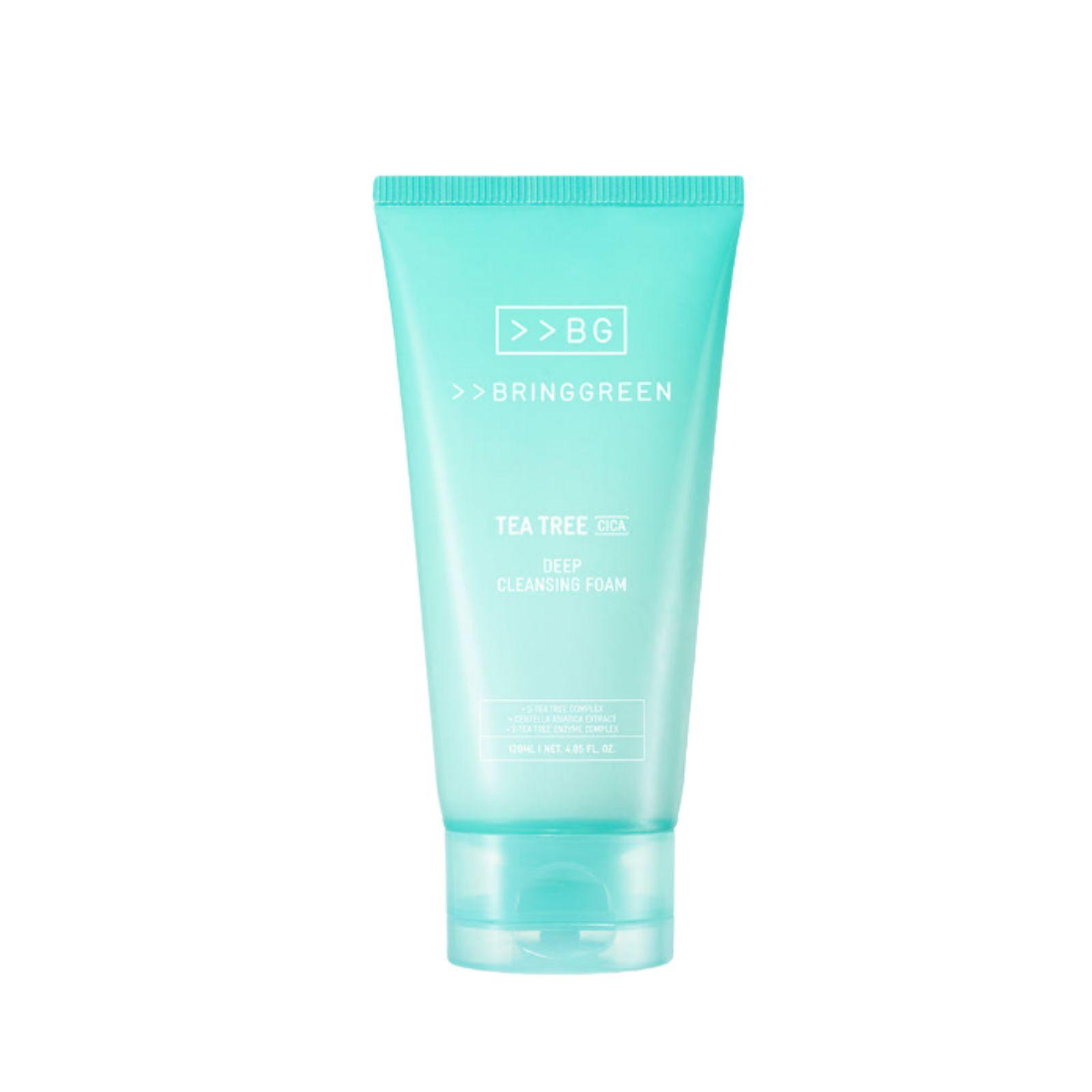 BRING GREEN Tea Tree Cica Deep Cleansing Foam 200mL(6.76 fl.oz) 1ea