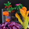 for Fish Tank Decor Resin Decorative Fake Coral Reef Aquatic Plants Reef Rock Aquarium Ornaments