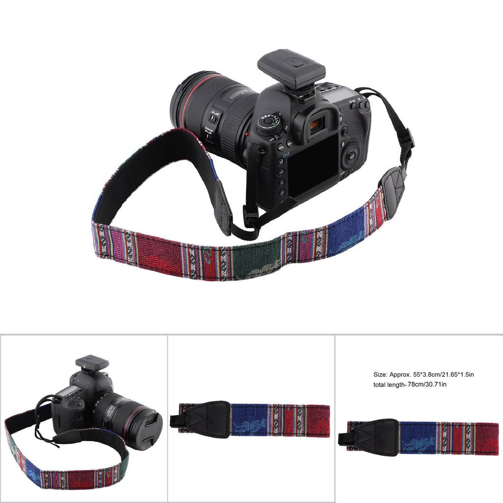 Universal Adjustable Vintage Fashion Camera Shoulder Neck Belt Strap
