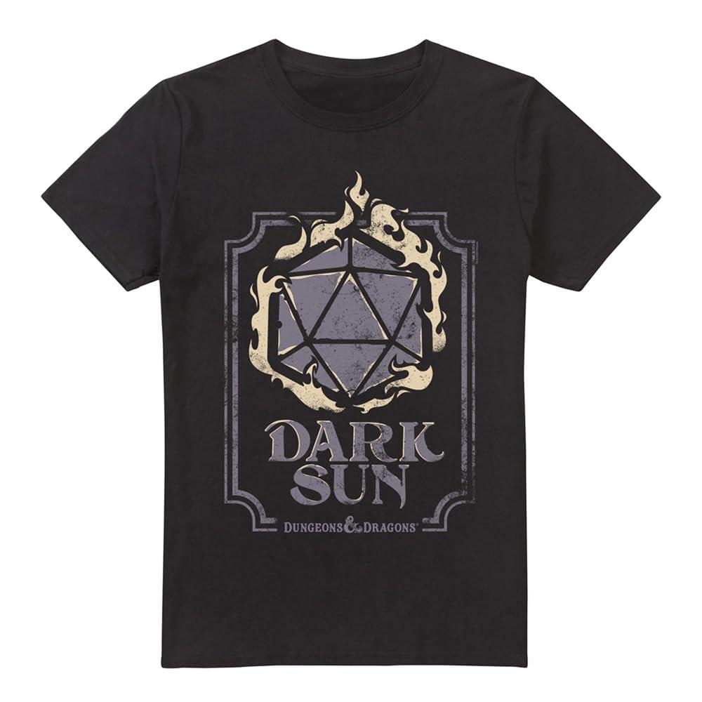 Dungeons & Dragons Mens Flaming Dark Sun T-Shirt