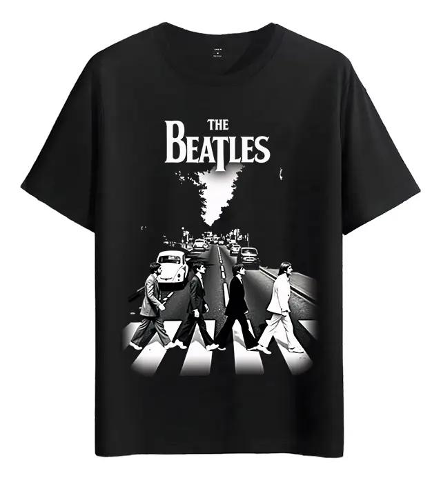 Camiseta Freaks Musculares Abbey Road Estilo The Beatles Fans de la Banda
