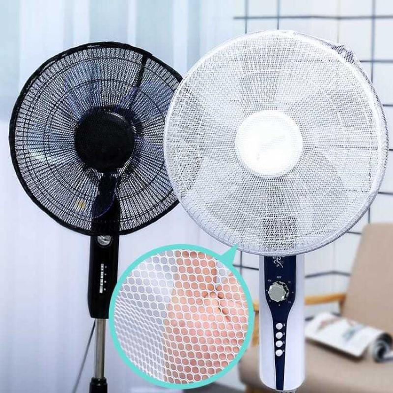 Mesh Fan Cover With Drawstring Fan Dust Cover Safety For Baby Finger Protector Kids Finger Guards Nylon Mesh Nets Summer Home