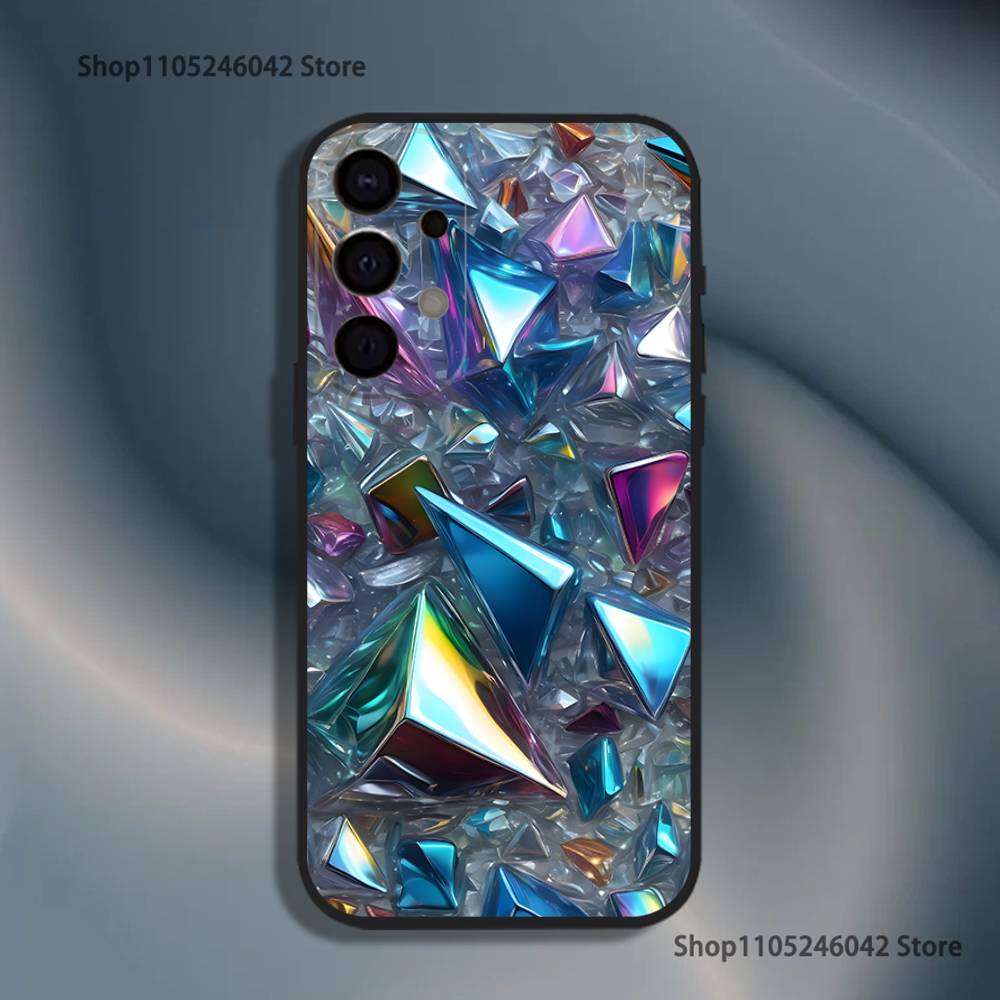 

Colorful Glass Phone Case For Samsung S26,S25,S24,S21,S22,S23,S30,Ultra,S20,Plus,Fe,Lite,5G Black Cover Samsung S22ULTRA5G