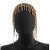 Performances Ready Crystal Fringe Hair Ornament Cultural Dance Headwear Reusable Theater Costume Accessory