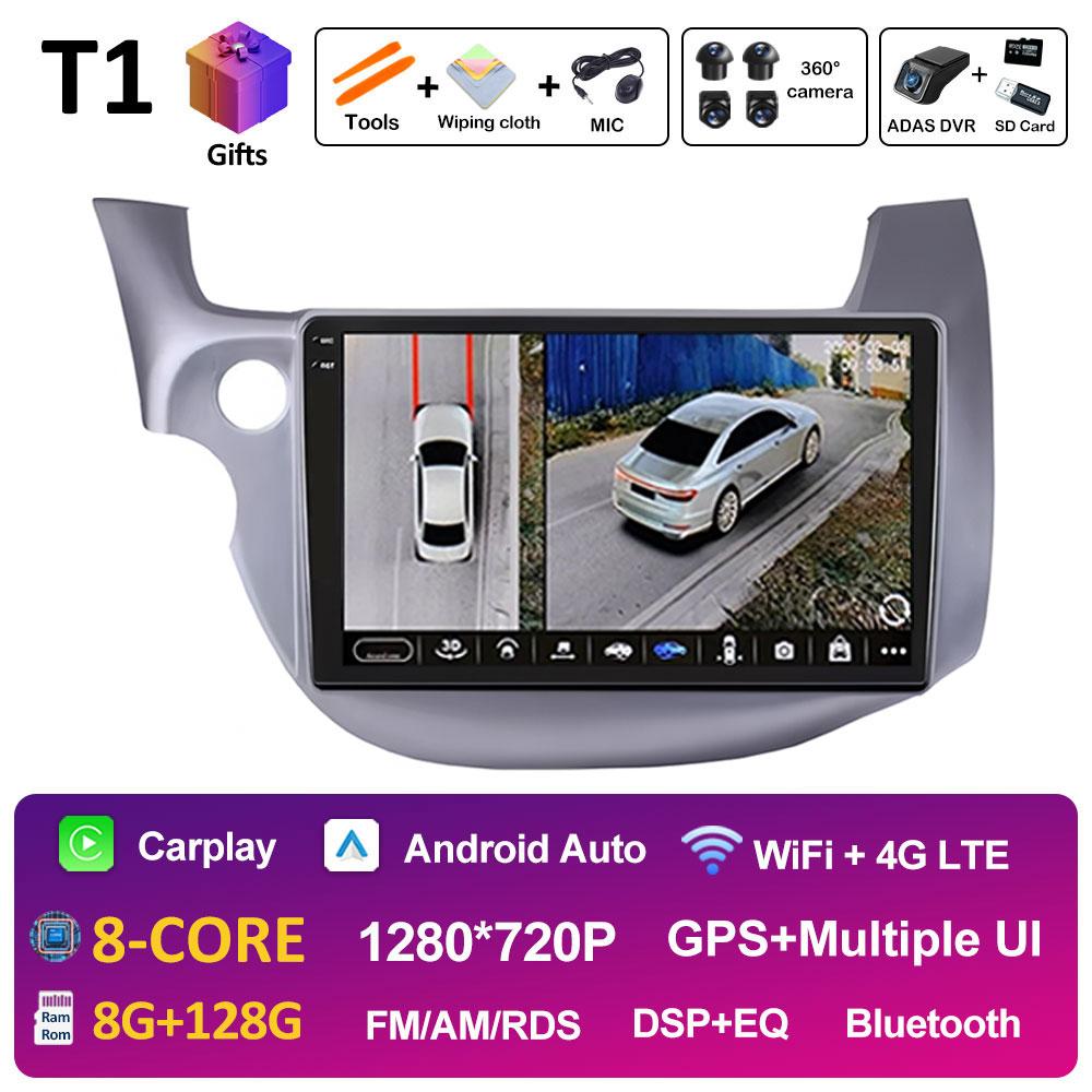 Left Hand Drive GPS For HONDA FIT JAZZ 2007 2008 2009 2010 2011 2012 2013 Cooling Fan Auto Tools GPS Navigation Touch Screen 4G