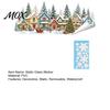 Transparent PVC Stickers Christmas Static Window Clings, Glass Stickers, Xmas Winter Snowflake Decals Decorative Sheets for Home Store Holiday