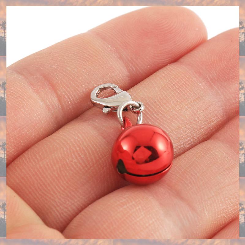 2025 Trend 8X Bells Jingle Bell Pendant For Dog Cat Collar Canvas Backpack