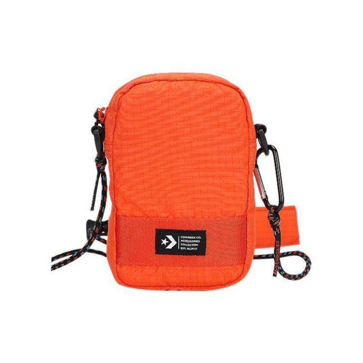 Converse Lightweight Casual Polyester And Polyurethane Shoulder Crossbody Bag Unisex bags Orange 10020999-A06 One Size