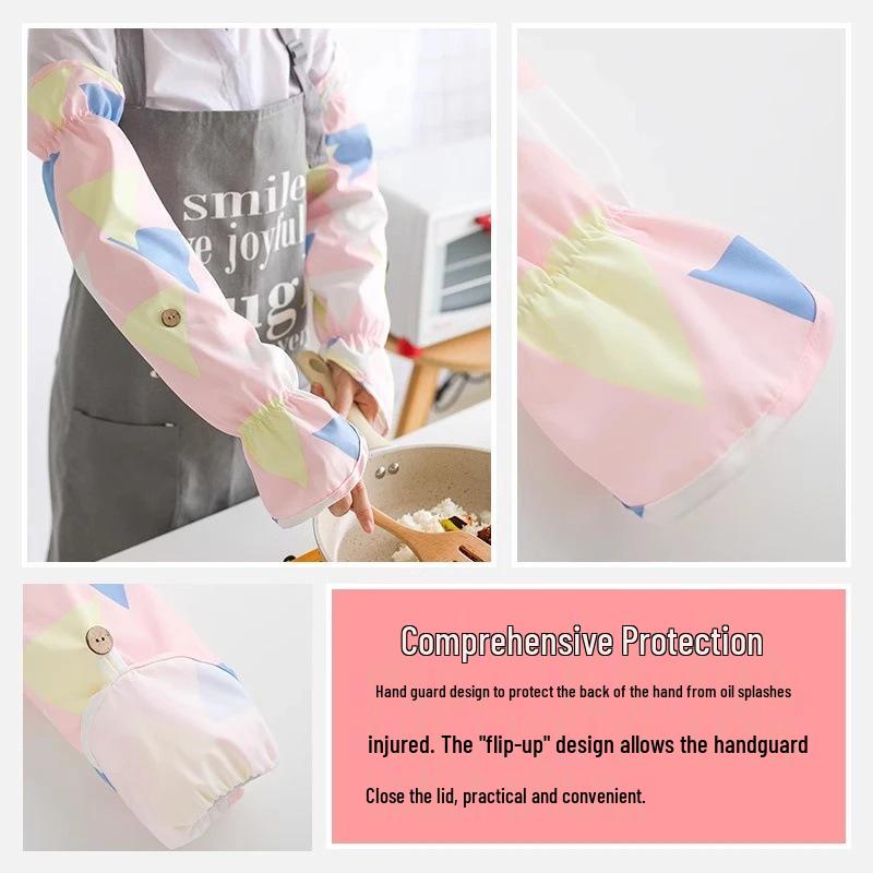 Newcomer Discount: Waterproof Anti-Oil Splash Cooking Sleeves and Gloves