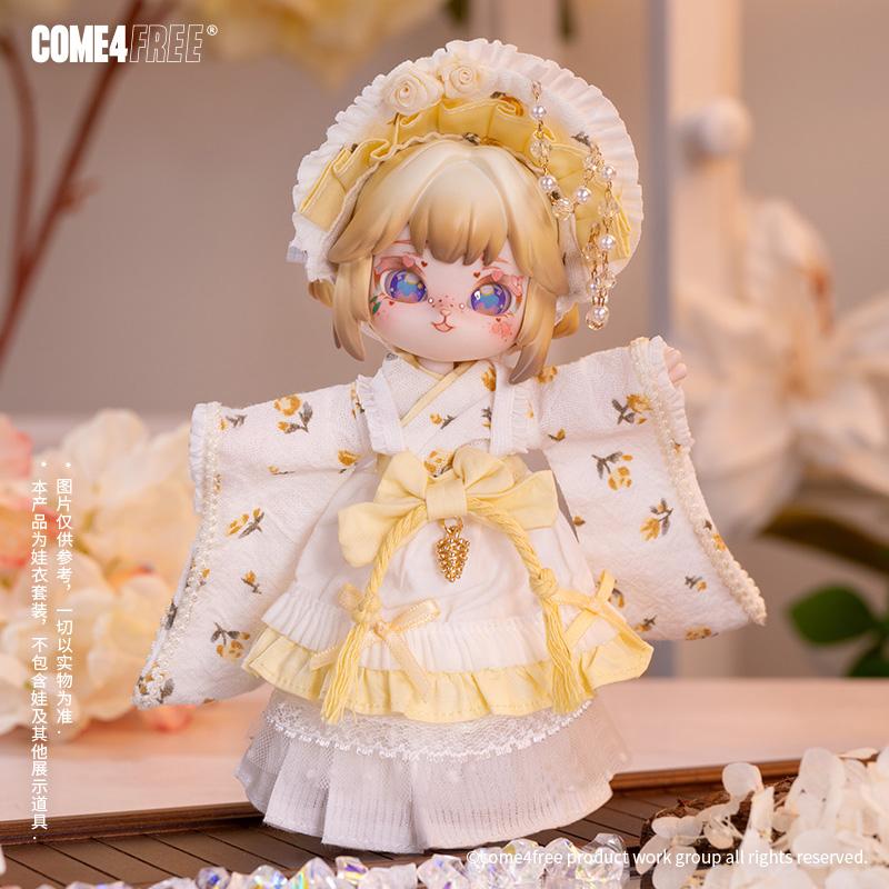 COME4FREE Daily Series 12 Bjd Doll Clothes OB11 Doll Girls Diy Skirt Toys Cute Action Figure Accessories Cartoon Decor Gifts