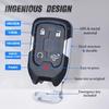 Car Key Fob Shell Case Housing Replacement for GMC Sierra 2019 2020 2021 for Chevy Silverado 2019 2020 HYQ1EA HYQ1ES 5 Buttons,Just a Key Shell