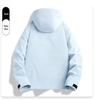 Unisex Outdoor 3-in-1 Jacket: Windproof, Waterproof, High-End Outerwear with Detachable Set and Custom Logo Printing