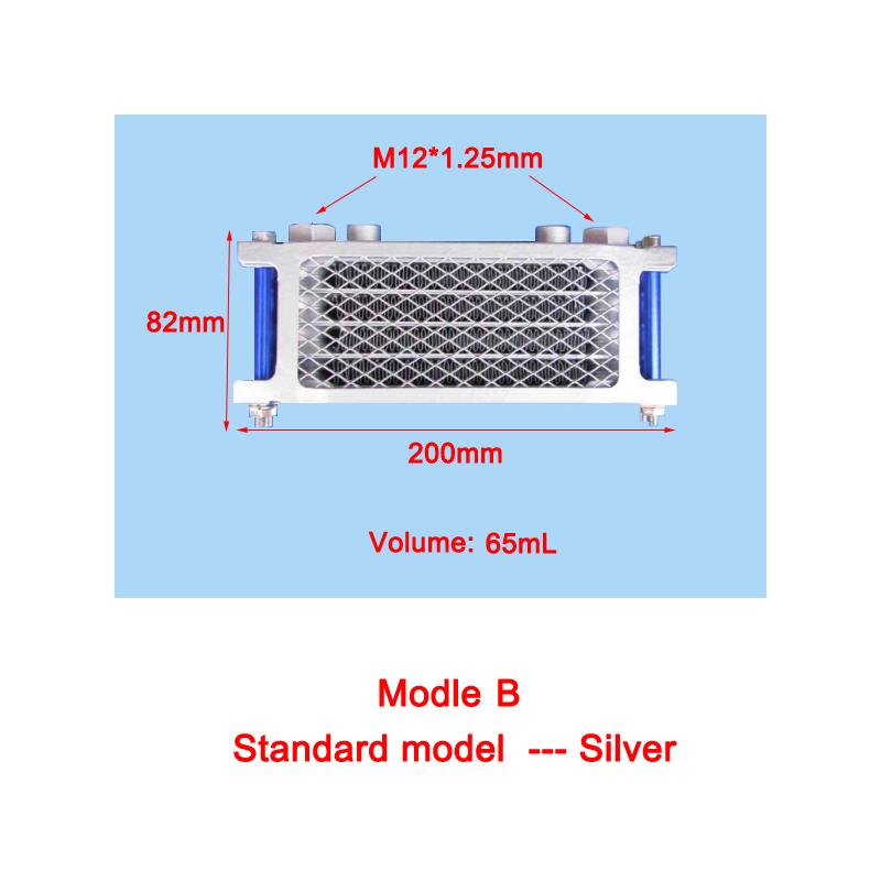 Universal Motorcycle Oil Cooler M12 Oil Delivery Interface Efficient Motorcycle Cooling Radiator Fit 80CC-250CC Engine Motocross