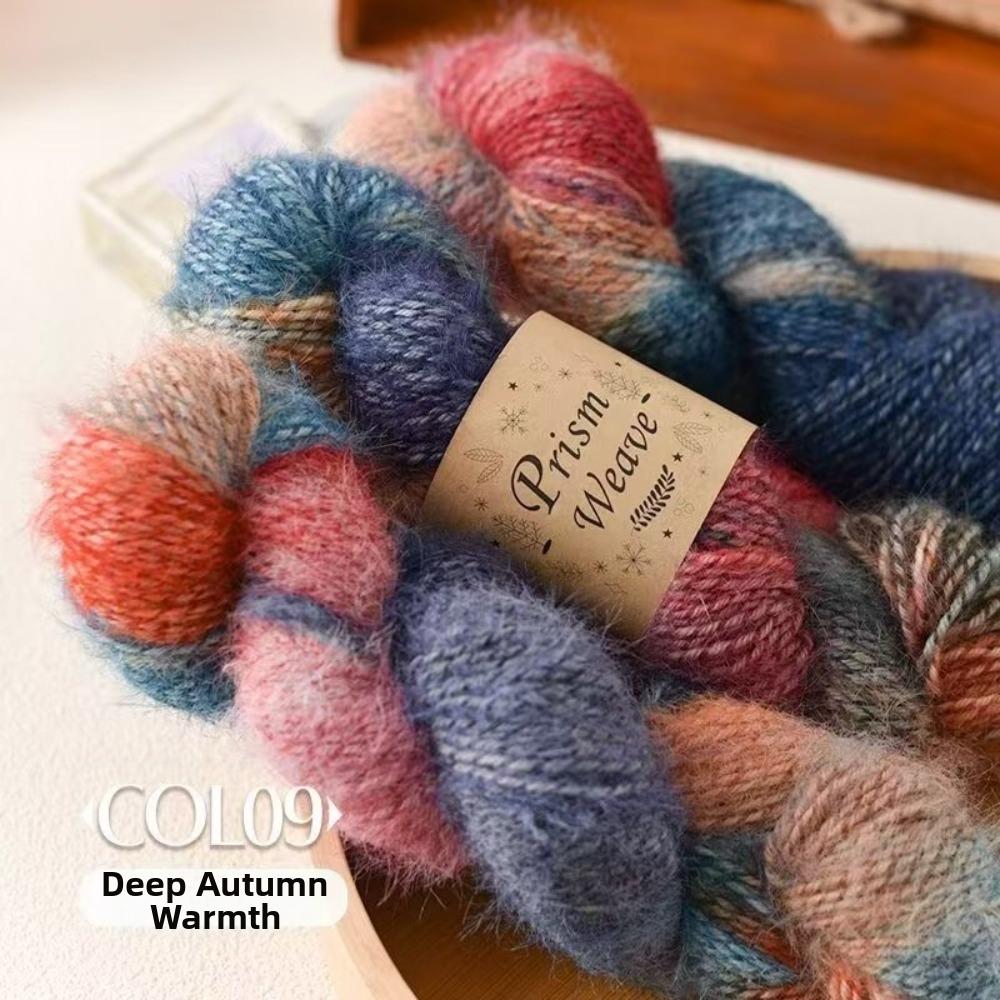 Gradient Color Wool Blend Yarn Blend Material Gradient Knitted Yarn DIY Scarf, Hat, Sweater