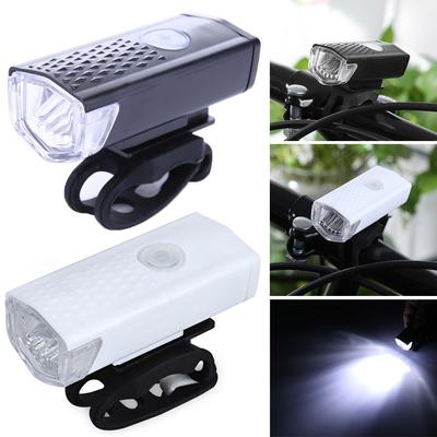Bike Bicycle Light USB LED Rechargeable Set Mountain Cycle Front Back Headlight Lamp Flashlight