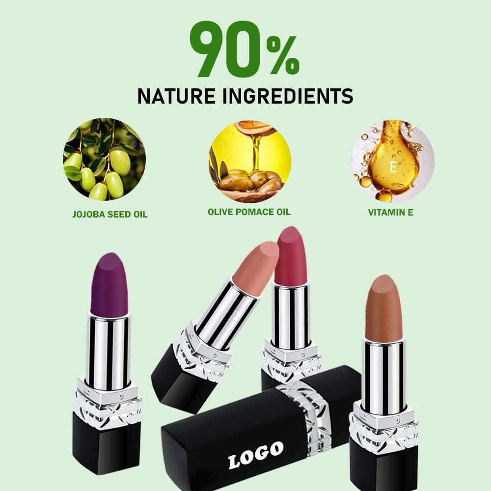 Non-Fading Waterproof Matte Lipstick – No Transfer, No Stick