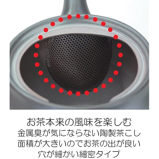 Suzuki, Banko-yaki Elegant Kyusu (Teapot) Size 1.5 (in Gift Box) Jet Black 0977-5140, 270ml