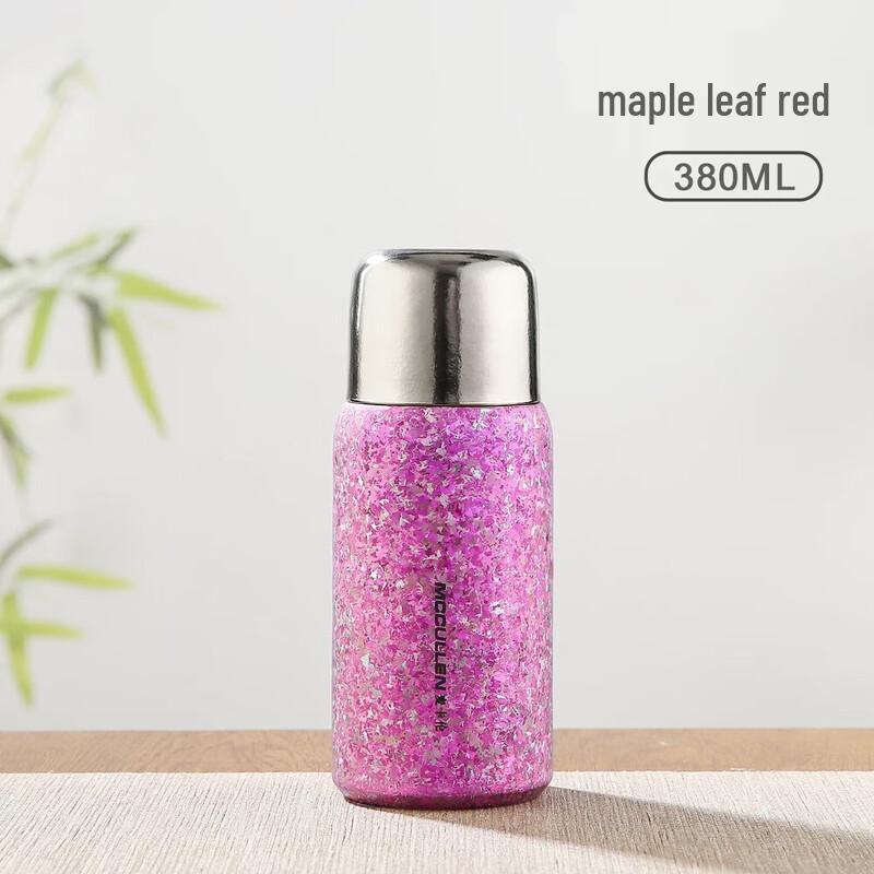 MCCULLEN Pure Titanium Tea Infuser Vacuum Flask with Temp Display