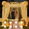 Solar Curtain Light LED Outdoor Waterproof 300leds Garland Decoration String Lights Yard Fairy Garland String Lights