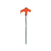 8in Screw In Tent Stakes - Ground Anchors Screw In, Tent Pegs Camping Stakes, Metal Threaded Tent Spikes, Heavy Duty Tent Stakes Tent Pegs