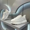 Men's Shoes 2025 Summer New Breathable Thick-soled Mesh Shoes Non-slip and Wear-resistant Bag-soled Sports Shoes Men's Casual Shoes