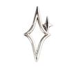 Cross Carabiner Keychain Zinc Alloy Silver Solid Construction Anti-Rust Crucifix Key Ring for Outdoor EDC Bag Pendant