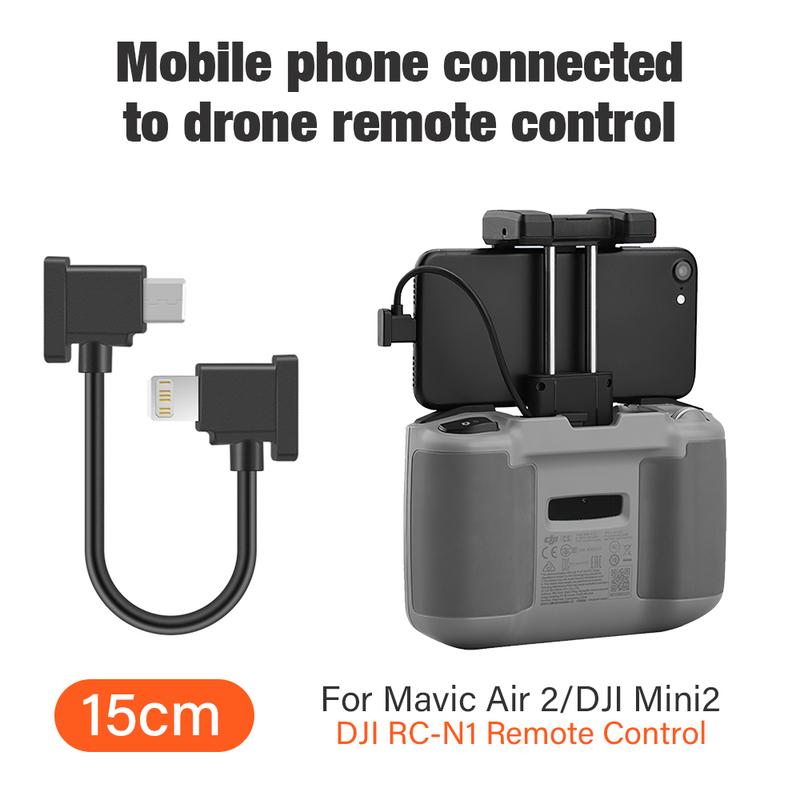 For DJI RC-N1 RC Cable USB Type-C/Standard Micro USB/Lightning RC-N1 RC Cable Accessories Remote Connects Controller
