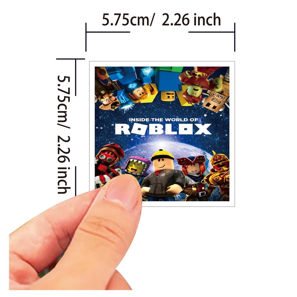 C-209 Roblox Bright Film Stickers - 51 Sheets for DIY Journals, Cards, Suitcases, and Computers.