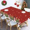 Christmas Tablecloth Snowman Table Cover Christmas Decorations for Home 2026 Navidad Noel New Year 2026 Gifts Dining Table Decor