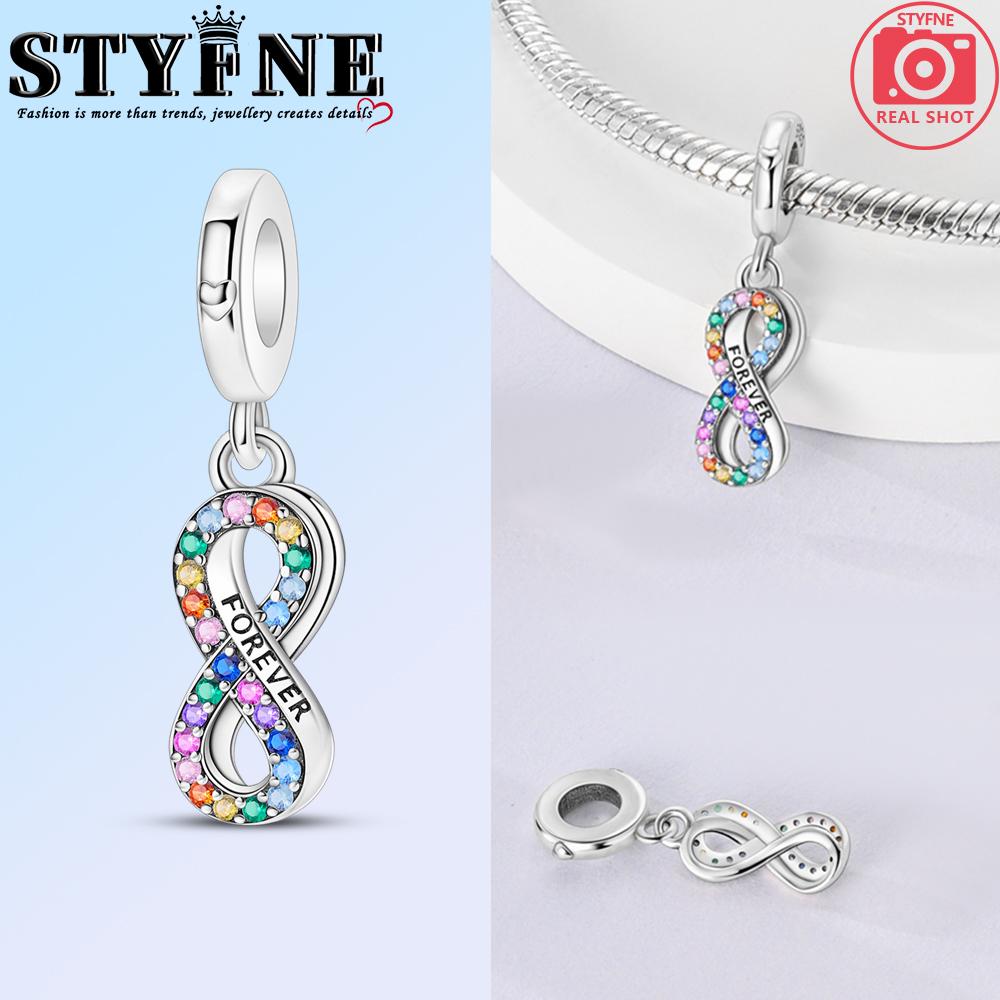 Copper Infinity Love Dangle Charms Like Snake Entangle Beads Fit Original Bracelet Diy Fine Jewelry Gifts For Women