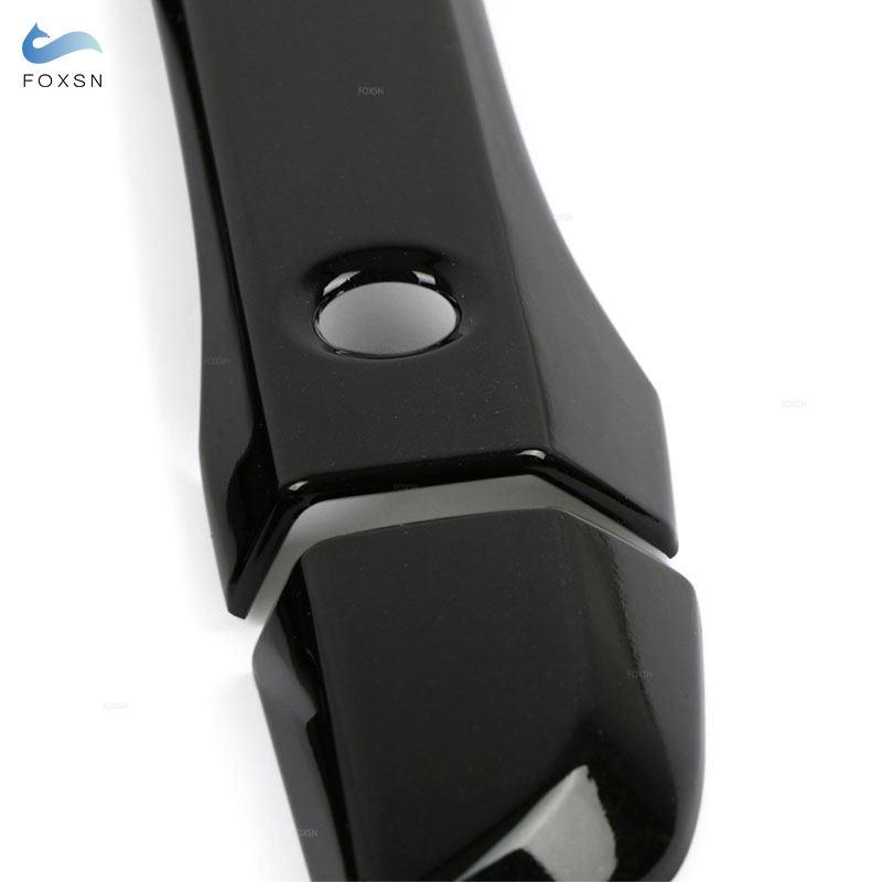 ABS Carbon Fiber Style / Glossy Black Exterior Door Handle Pull Cover Trim For Honda Civic 10th 2016 2017 2018  