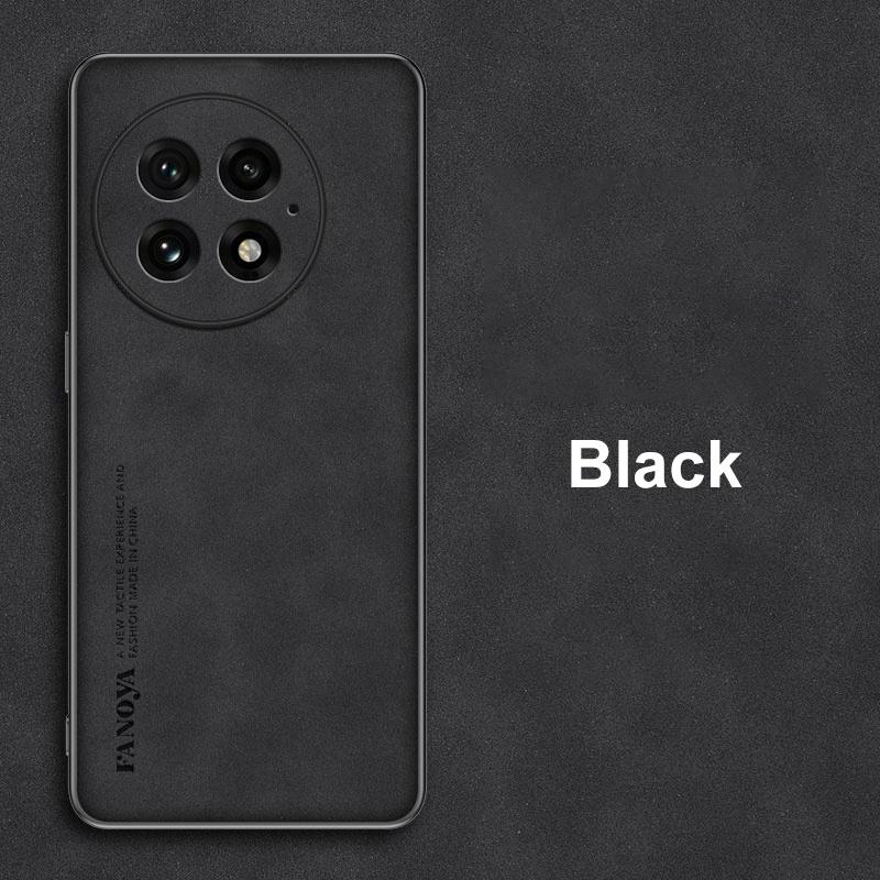 For OnePlus 13 Case Luxury PU Leather Phone Case For One Plus 13 5G OnePlus13 Back Cover Matte Silicone Shockproof Protection