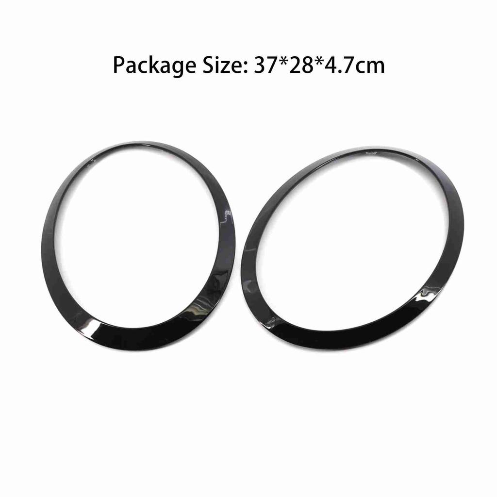 Neu 2 Stück Scheinwerferring Blende Zierleiste Umrandungsabdeckung Ersatz für BMW MINI F55/F56/F57 2014-2025 OEM 51137300631 51137300632