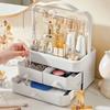Makeup Organizer Box Transparent Desktop Drawer Storage Box Dust-proof Dressing Table Skincare Jewelry Storage Rack Containers