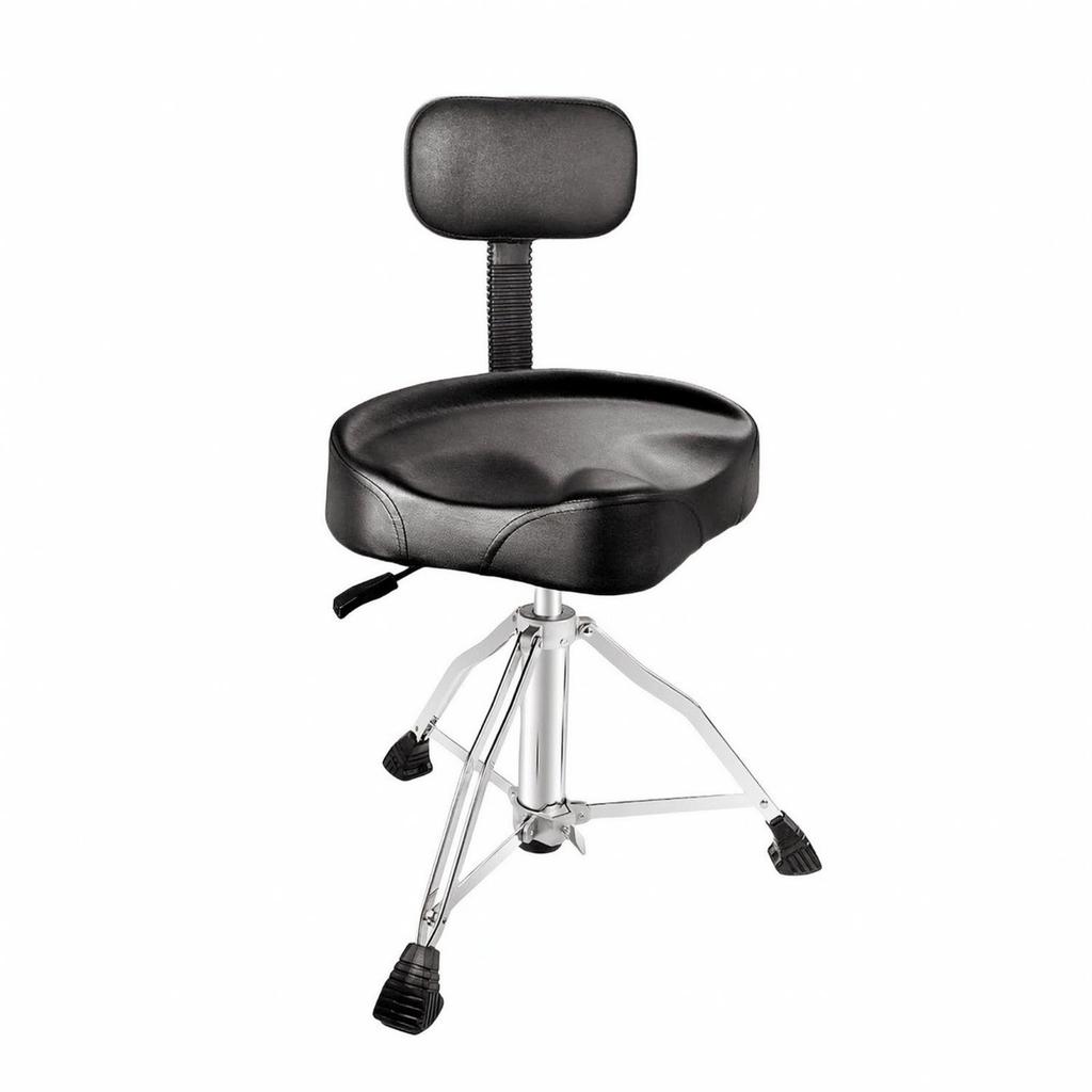 Drum Throne with Backrest Ergonomic Stool Stable for Drummers