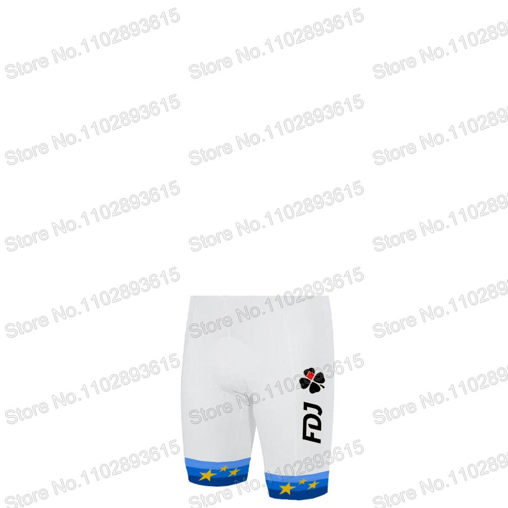 Eurpean FDJ Team Cycling Jersey Set Short SLeeve Clothing Road Bike Shirts Suit Bicycle Bib Shorts MTB Ropa Maillot