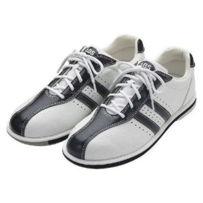 American Bowling Service Bowling Shoes S-380 White/Black (for Right-handed Throwers) 25.0cm